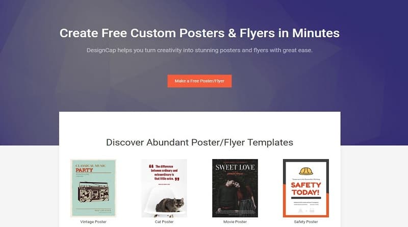 DesignCap Review Create a Professional Poster in Minutes