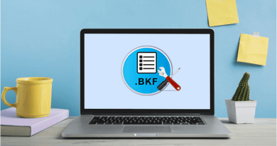 Restore BKF files in Windows 10