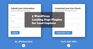 Landing Page Plugins templates