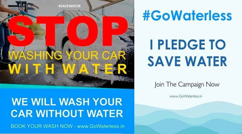 waterless car wash technique